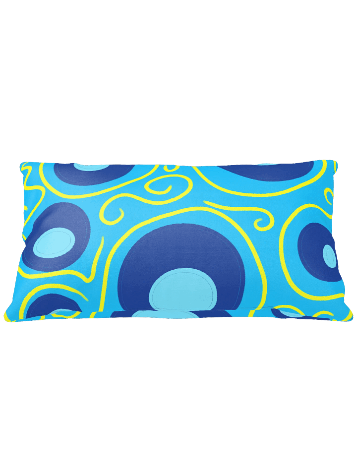 Blue and yellow All-Over Pillow product image (3)