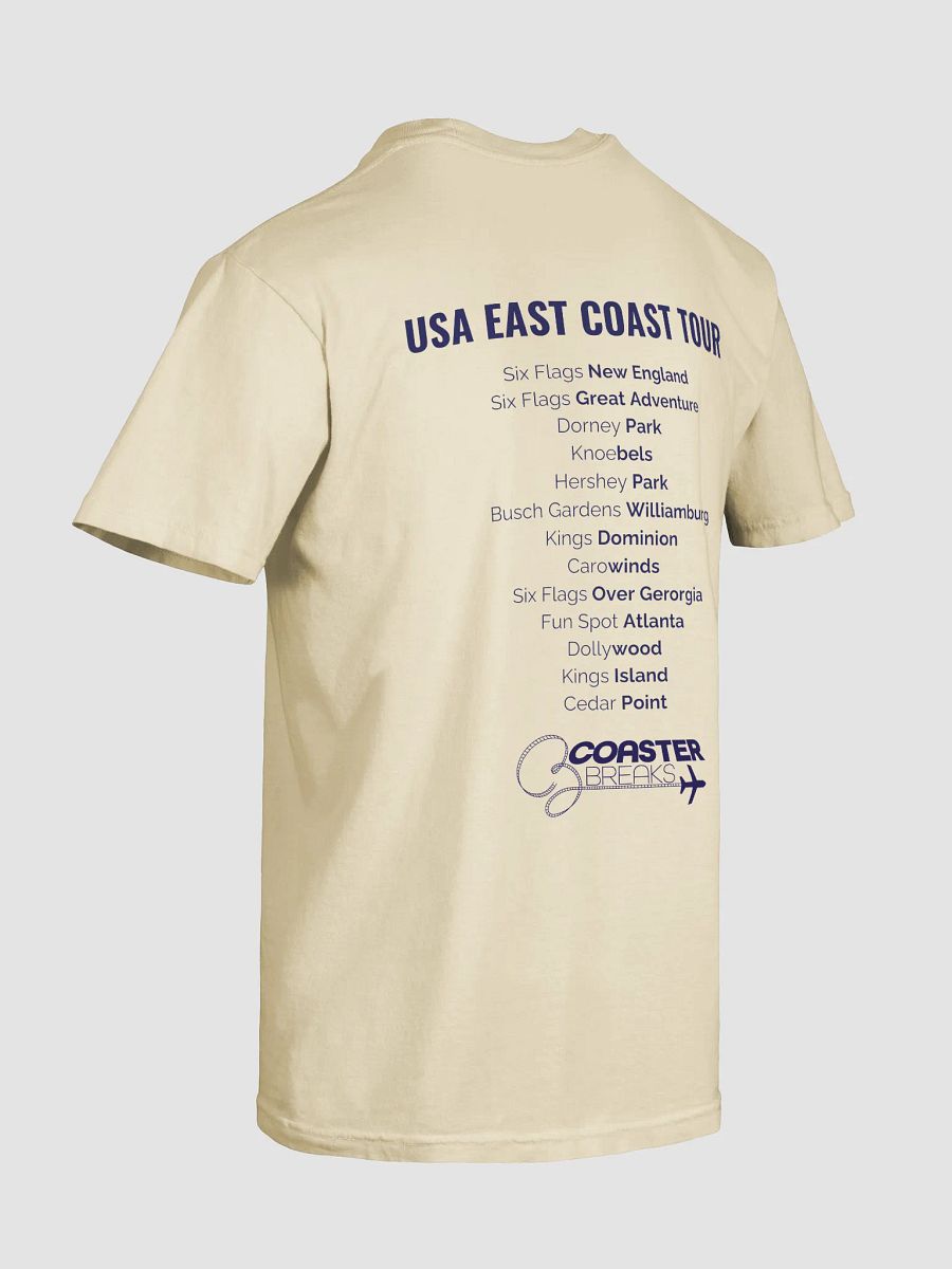 USA East Coast Full logo T-shirt - Light Colours product image (6)