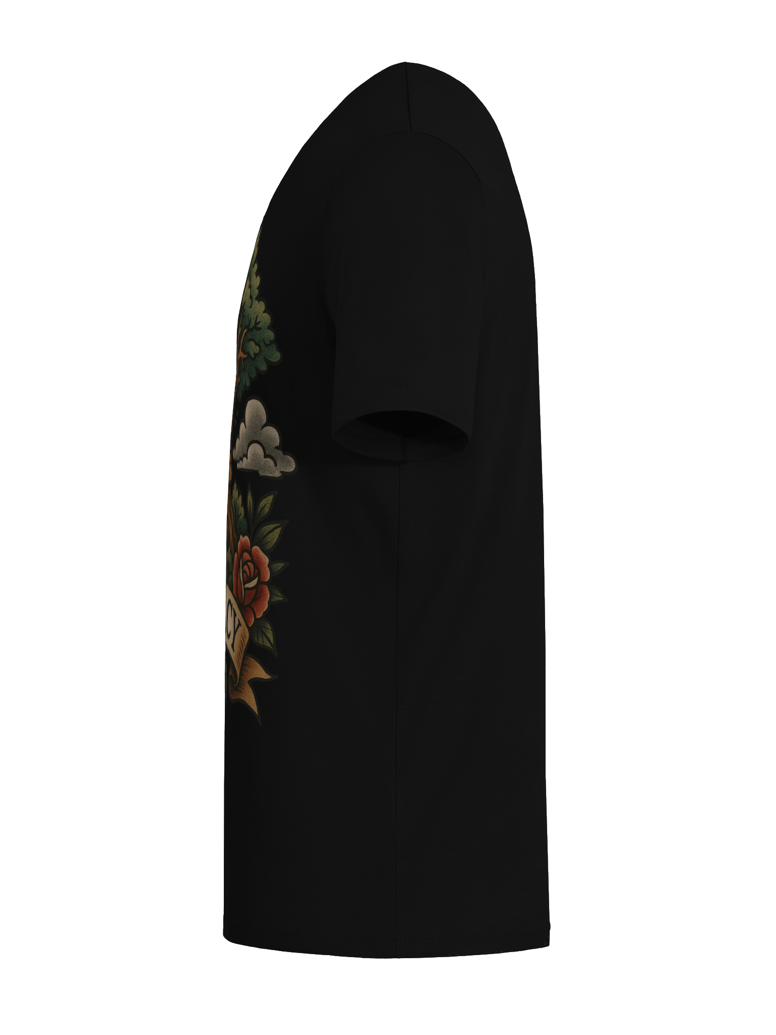 Neo-Traditional Animal Kingdom Tee | Black product image (12)