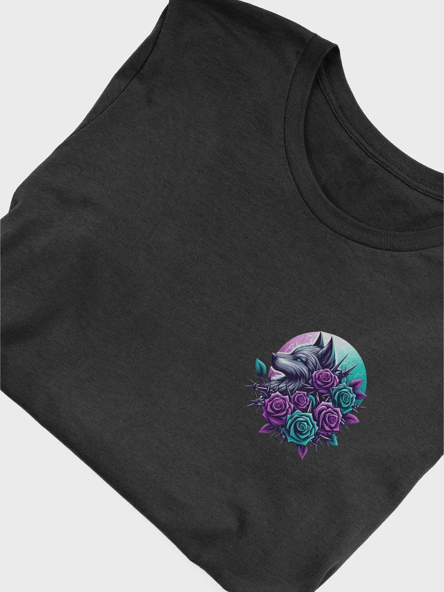 Midnight Roses Wolf Graphic Tee product image (51)