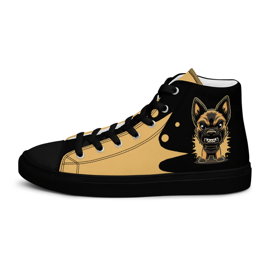 Belgian Malinois Angry Pup - Women's High Top Canvas Shoe product image (8)