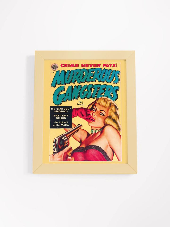 Dramatic Gangster Comic Book Poster product image (7)