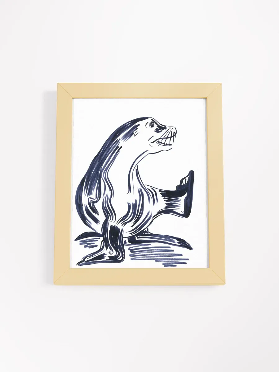 Happy Seal Framed Print product image (6)