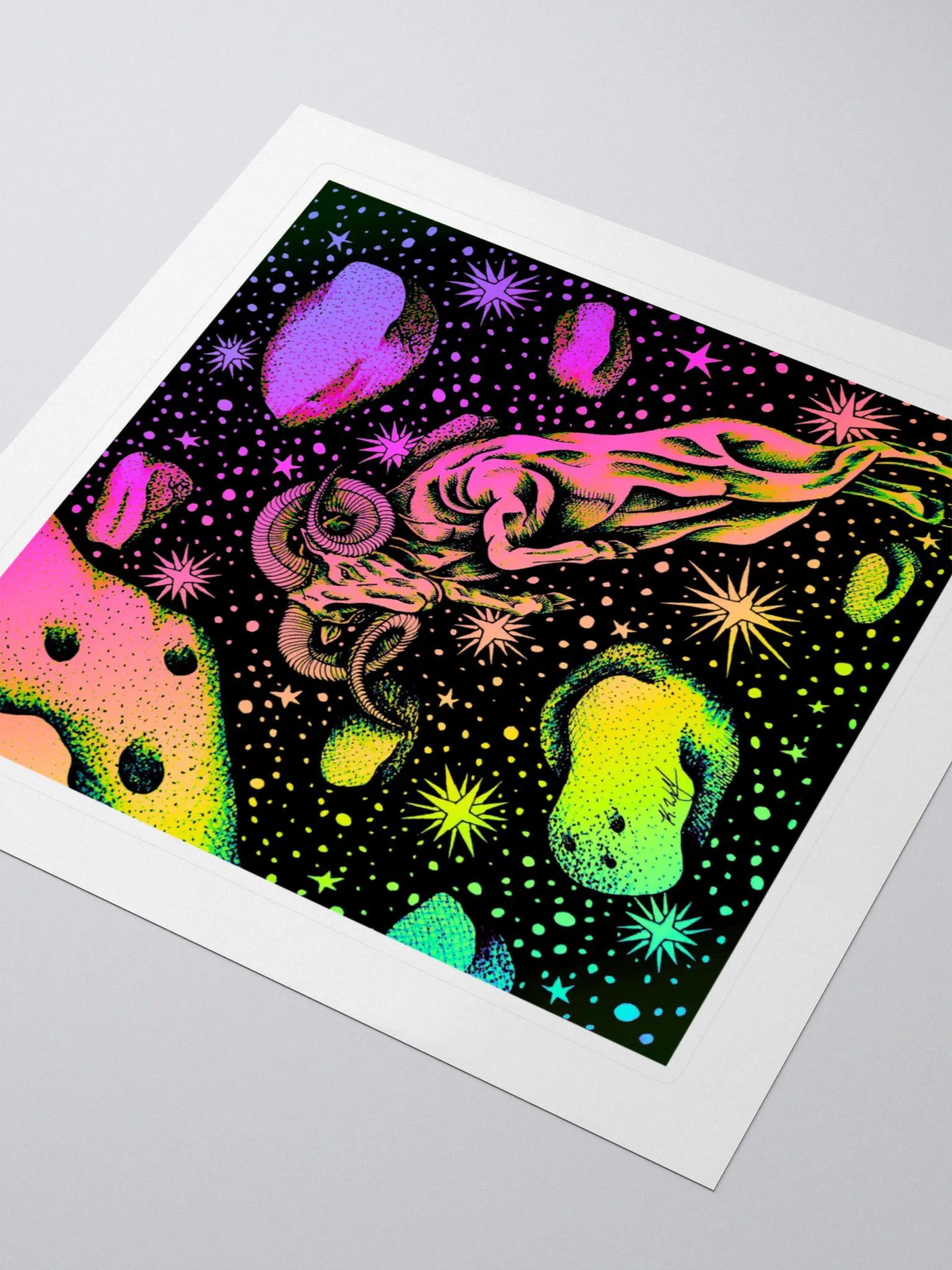 Limited Edition Aries Zodiac Kiss Cut Stickers product image (3)