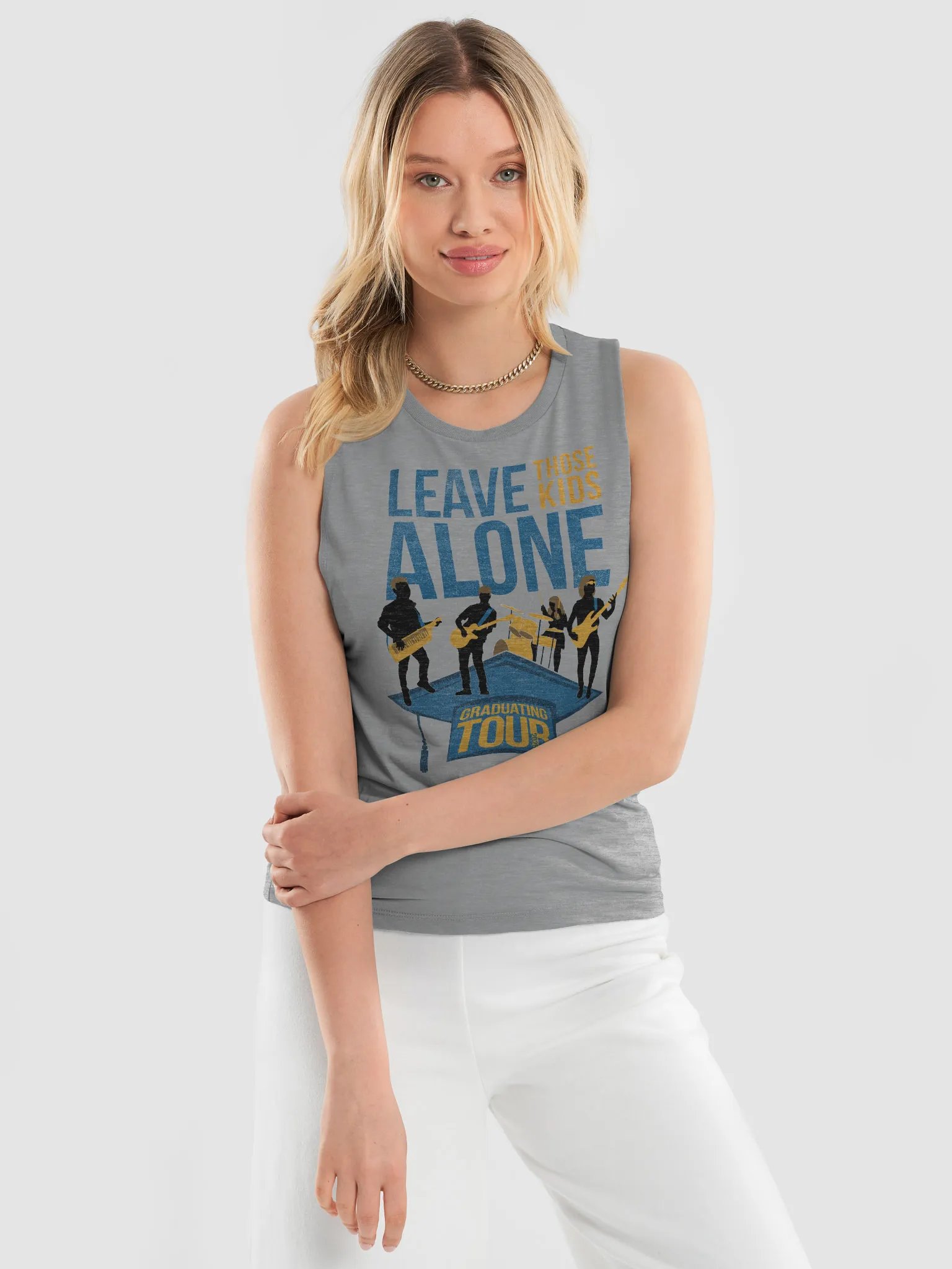 Graduating Tour Official Tank Top (Bella+Canvas Women's Flowy Tank Top) product image (2)