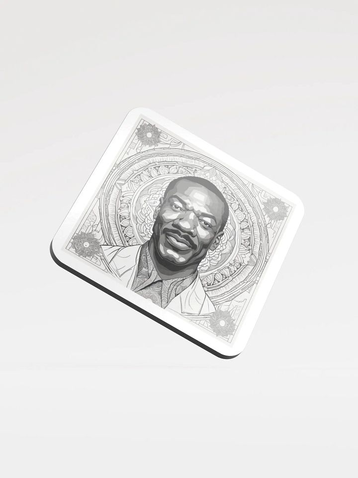 Mandala Man Glossed Cork Coaster product image (1)