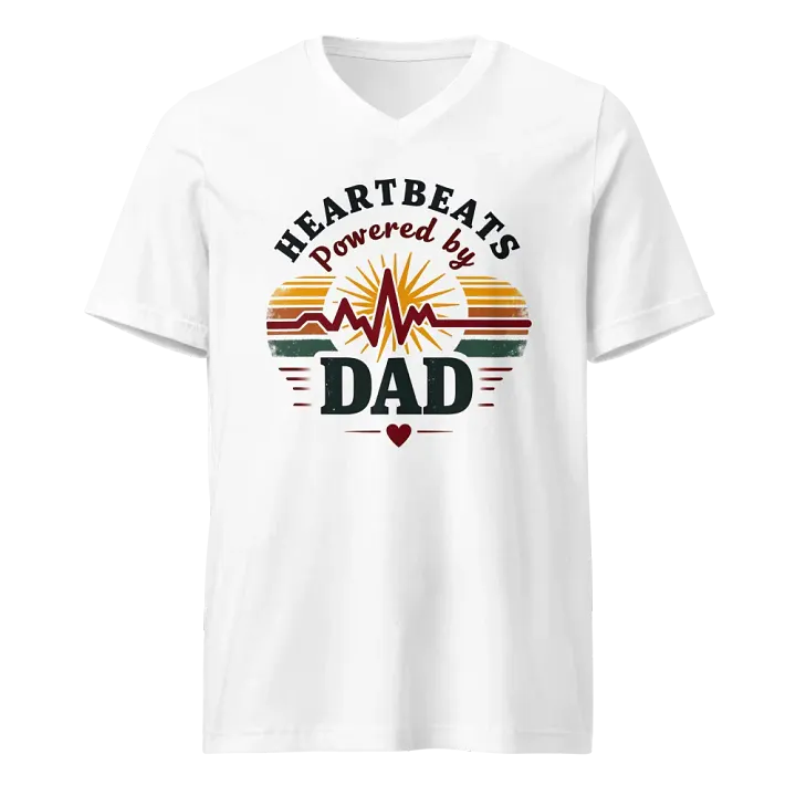 Dad's Heartbeat Sunset T-Shirt product image (1)