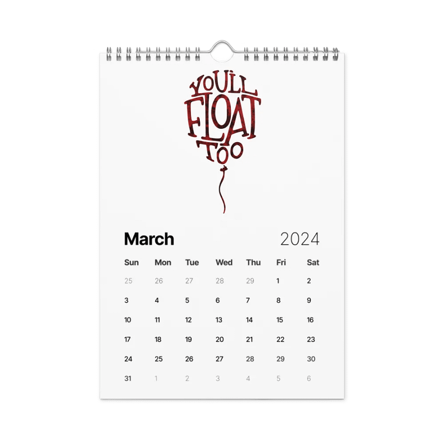 Horror Mayhem 2024 Calendar product image (9)