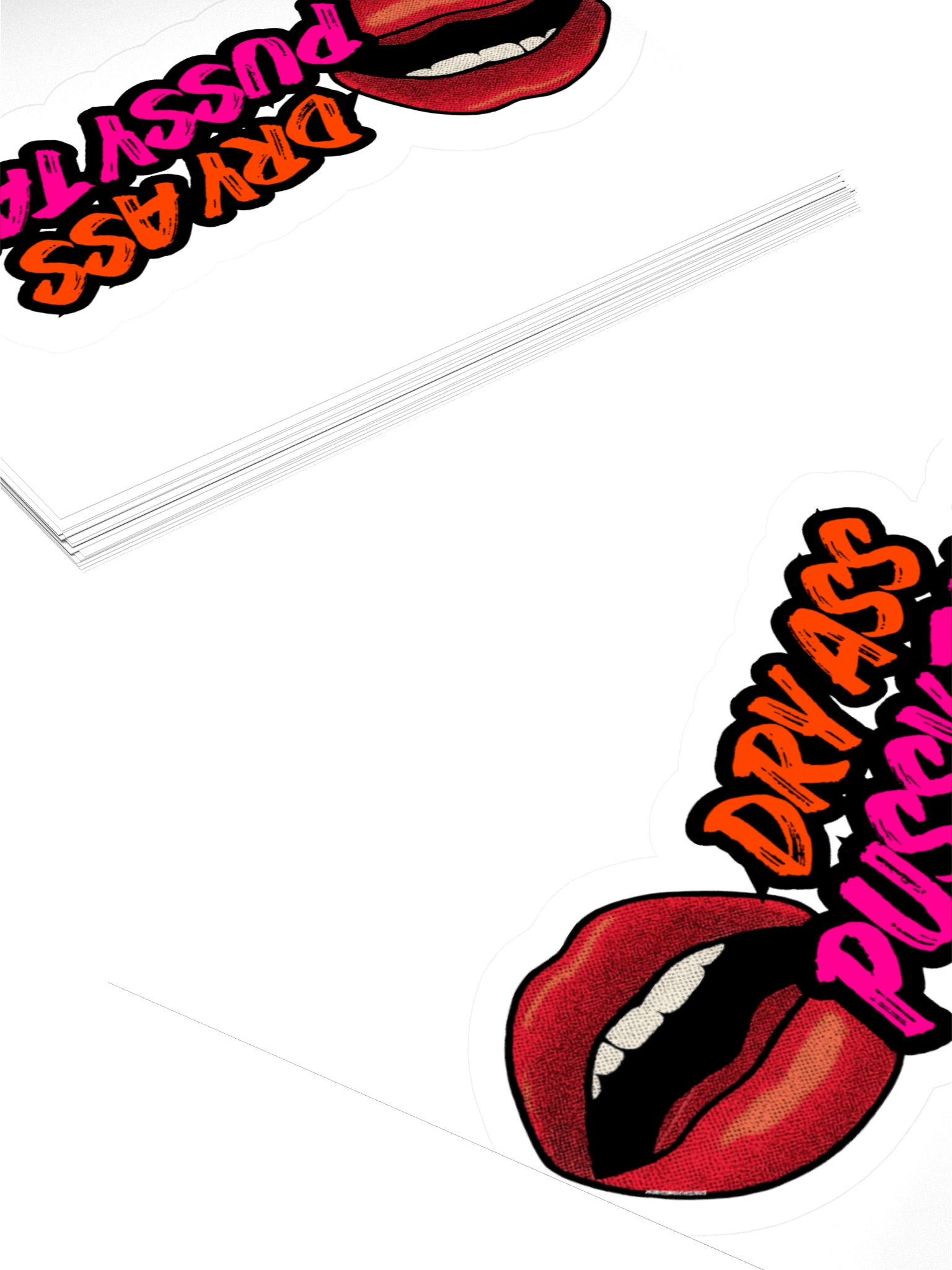 Dry Ass Pussy Talk Sticker product image (11)