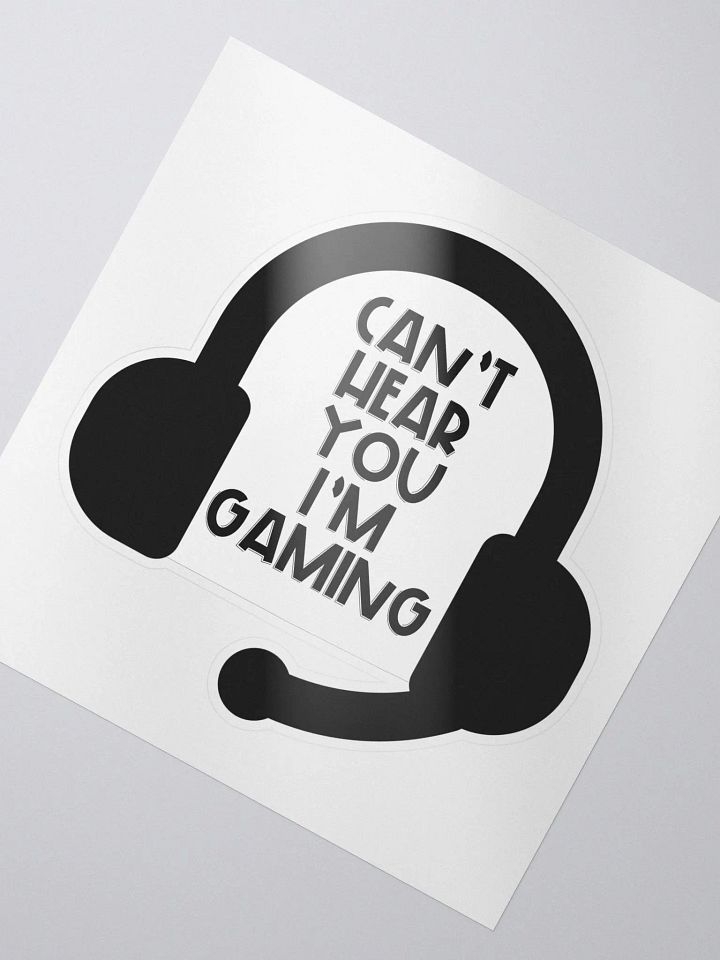 Gaming Kiss Cut Sticker product image (2)