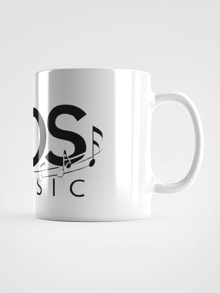 TDS Music White Ceramic Mug with Music Note Logo - 11oz, 15oz, 20oz Coffee Cup product image (1)