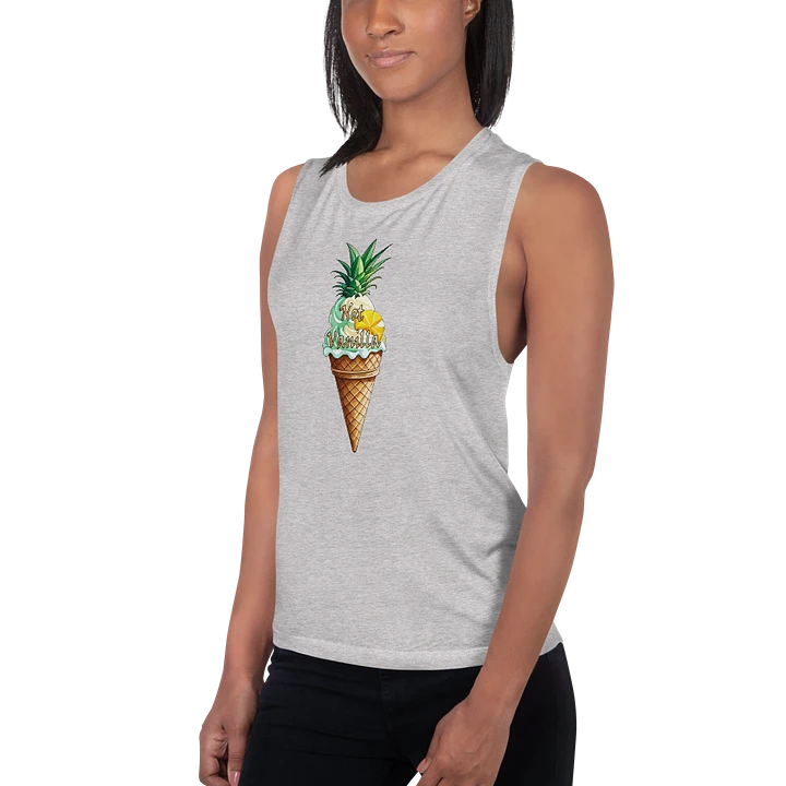 Not Vanilla Ice-cream cone flowy tank shirt product image (14)