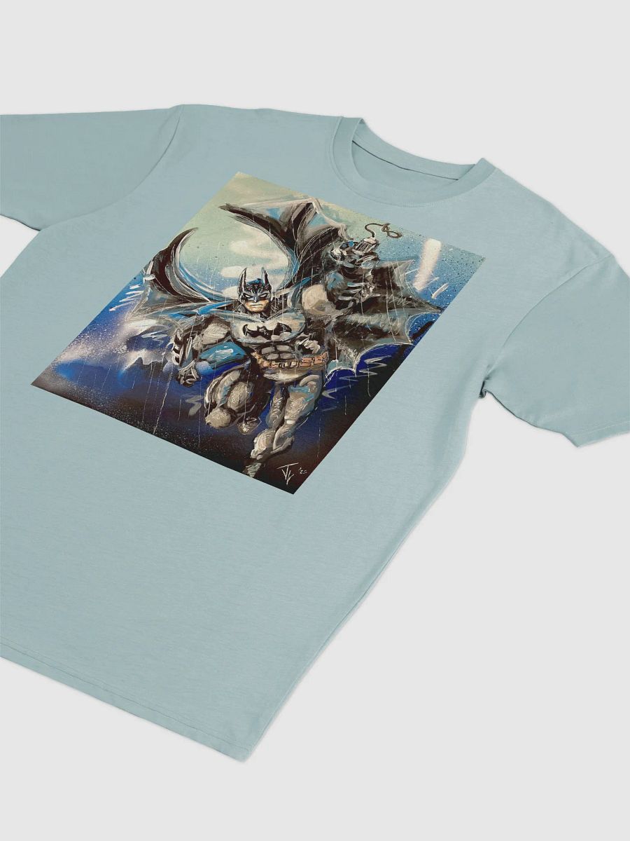 Bat Guy Grappling in the Rain Signature Tee product image (19)
