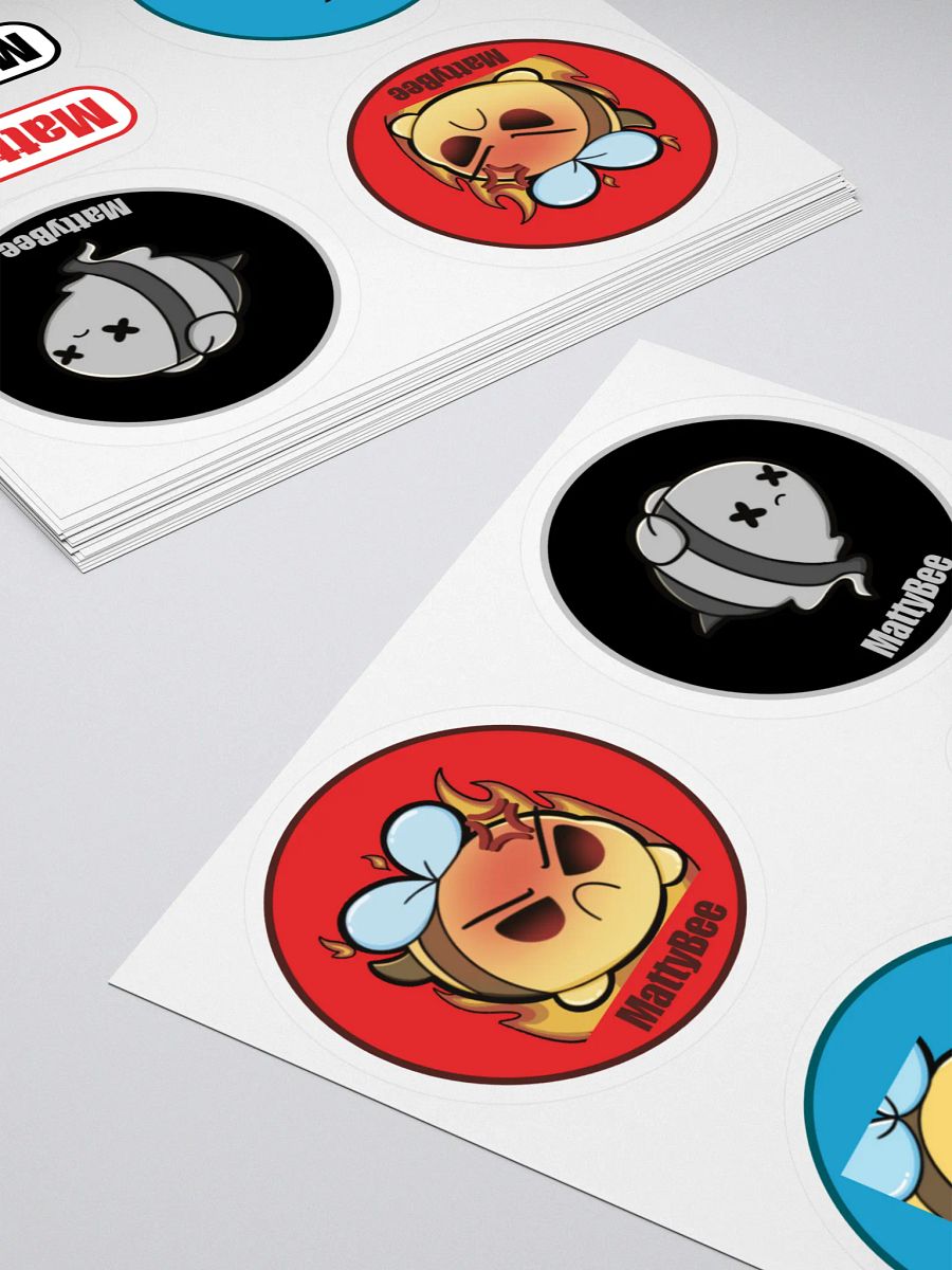 Emote Sticker Sheet #2 product image (4)