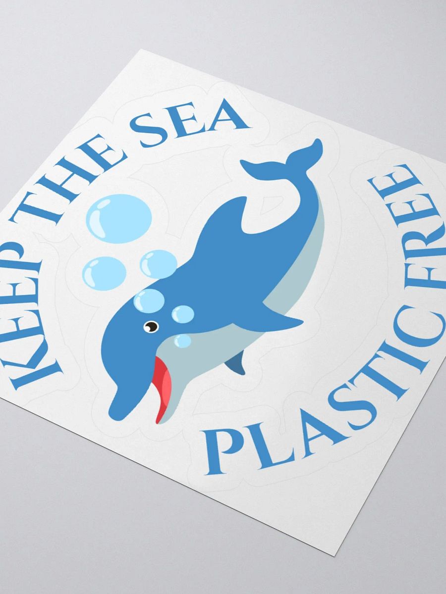 Smiling Dolphin Vinyl Stickers product image (11)