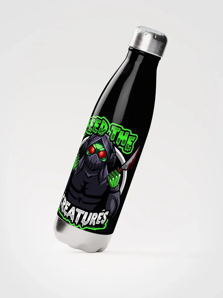 Feed The Creatures Stainless Steel Water Bottle product image (2)