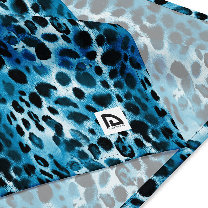 Blue Leopard Bandana product image (4)