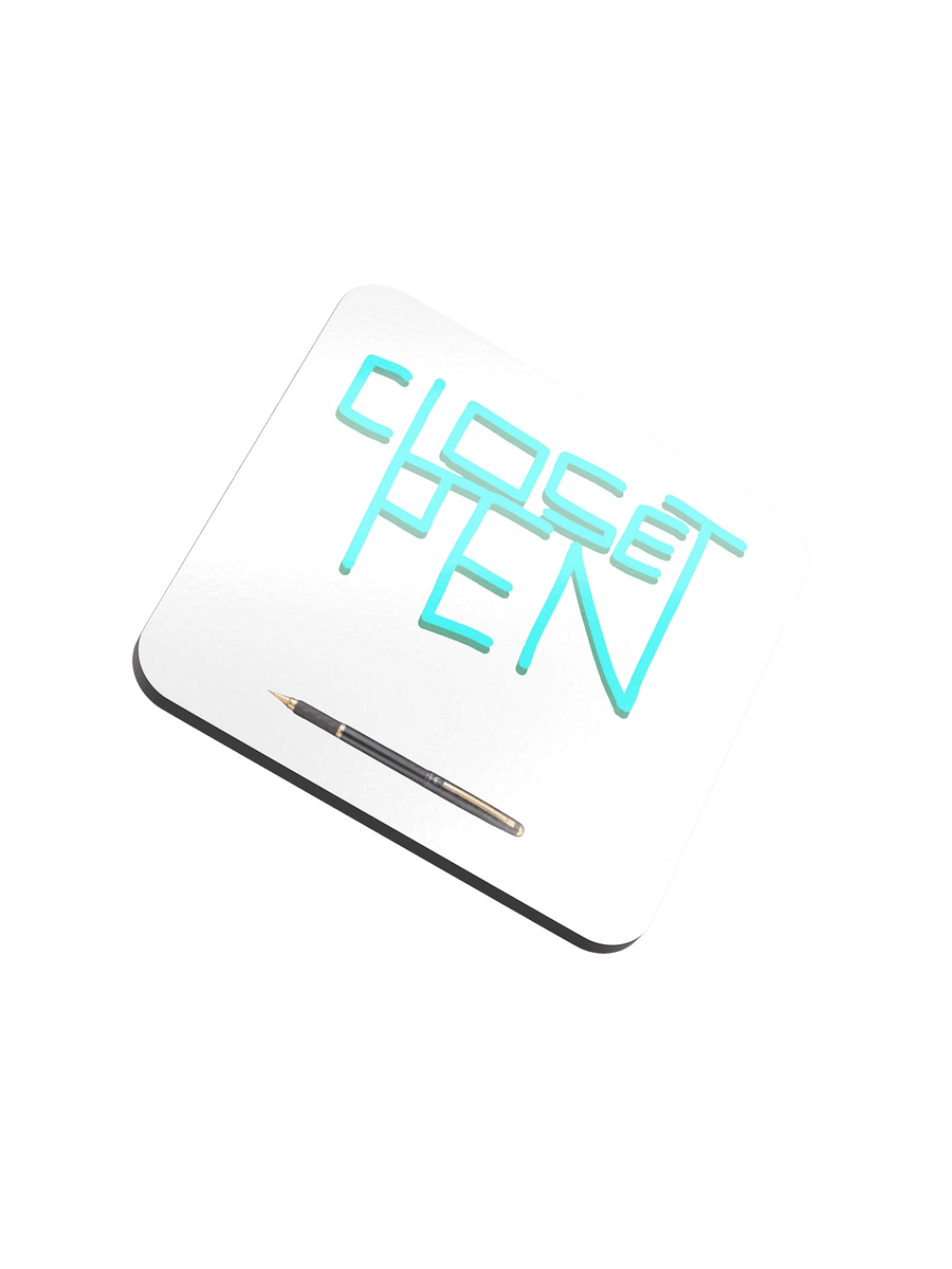 Closet Pen Logo Coaster product image (2)