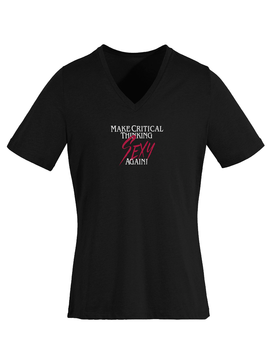 Make Critical Thinking Sexy Again! Women's Soft V-Neck product image (6)