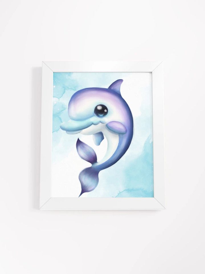 Dolphin Cutie Framed Print product image (1)