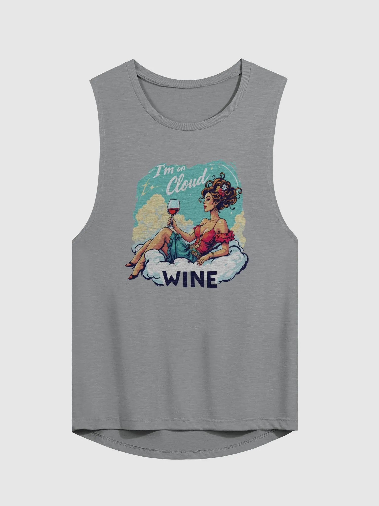 Cloud Wine Flowy Muscle Tank product image (3)