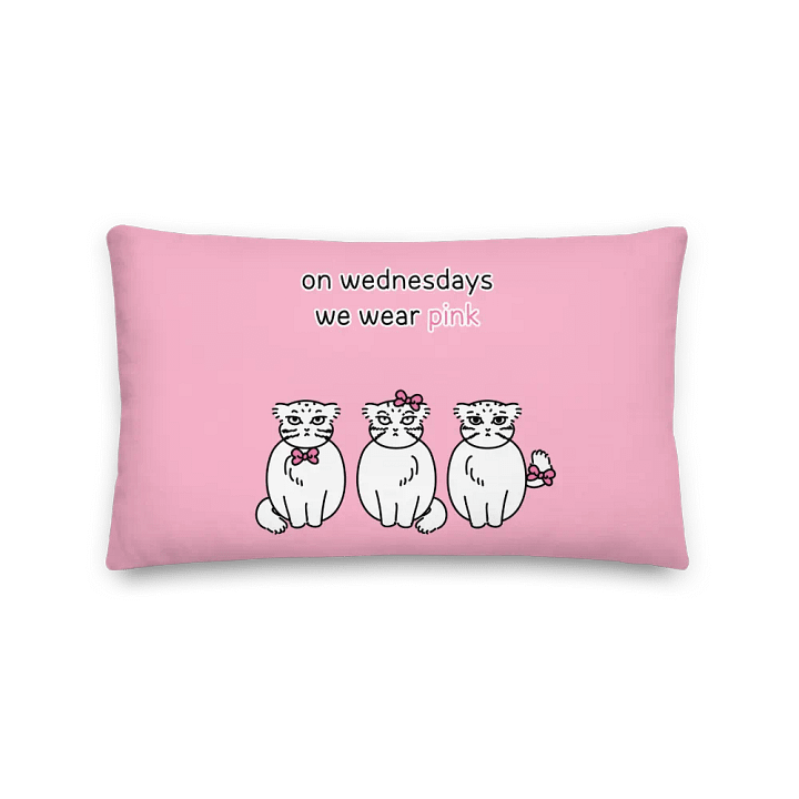 Pink Wednesdays Manul Pink Ver. - Pillow product image (2)