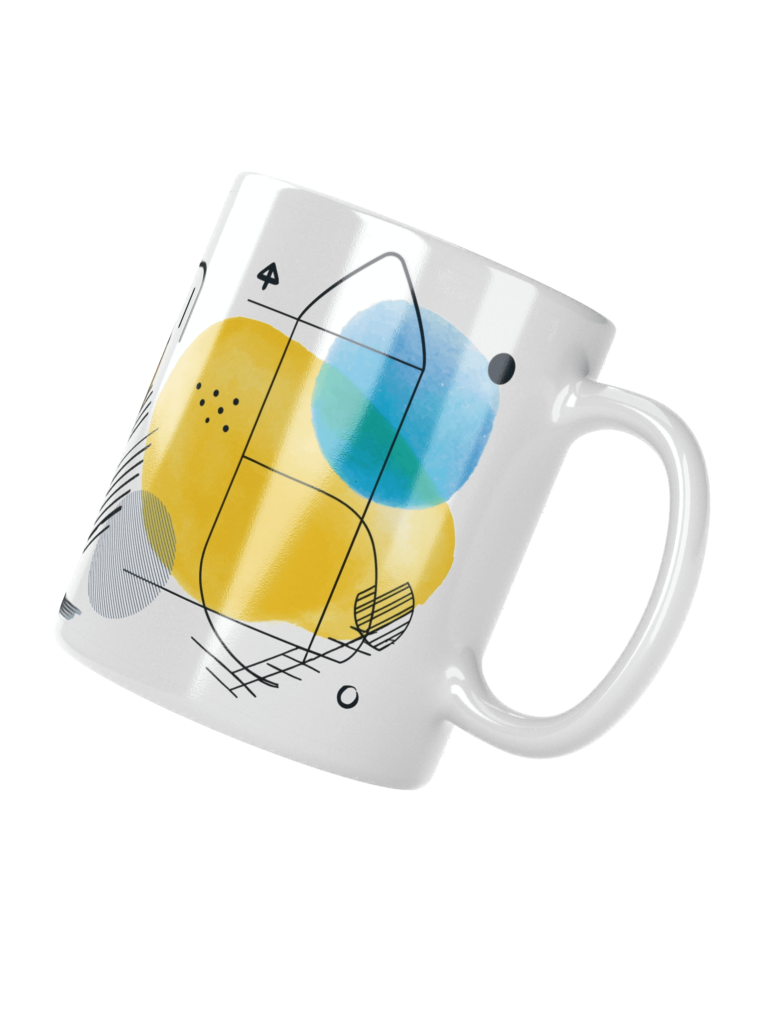 Abstract Art Coffee Mug: STARE INTO YOUR SOUL product image (6)