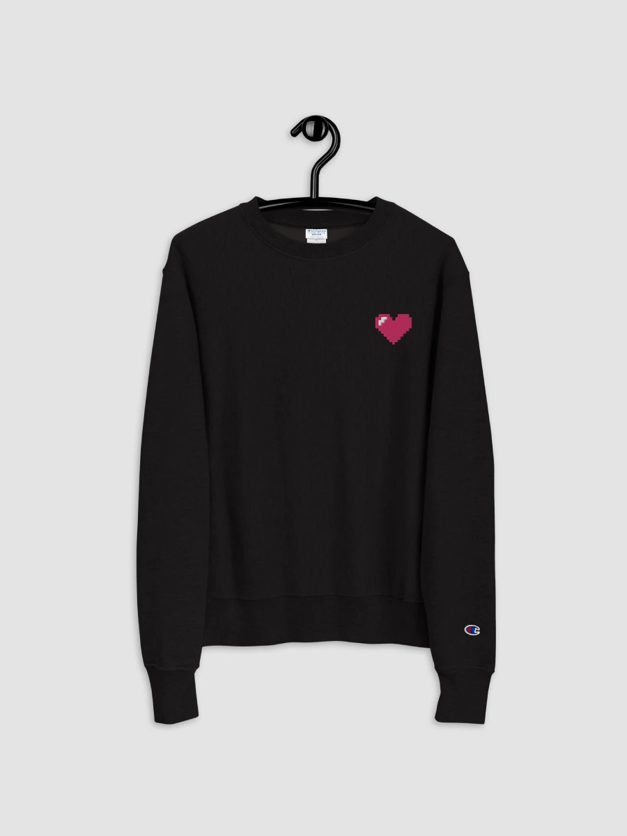 Pixel Heart Champion Crewneck Sweatshirt (embroidered) product image (3)
