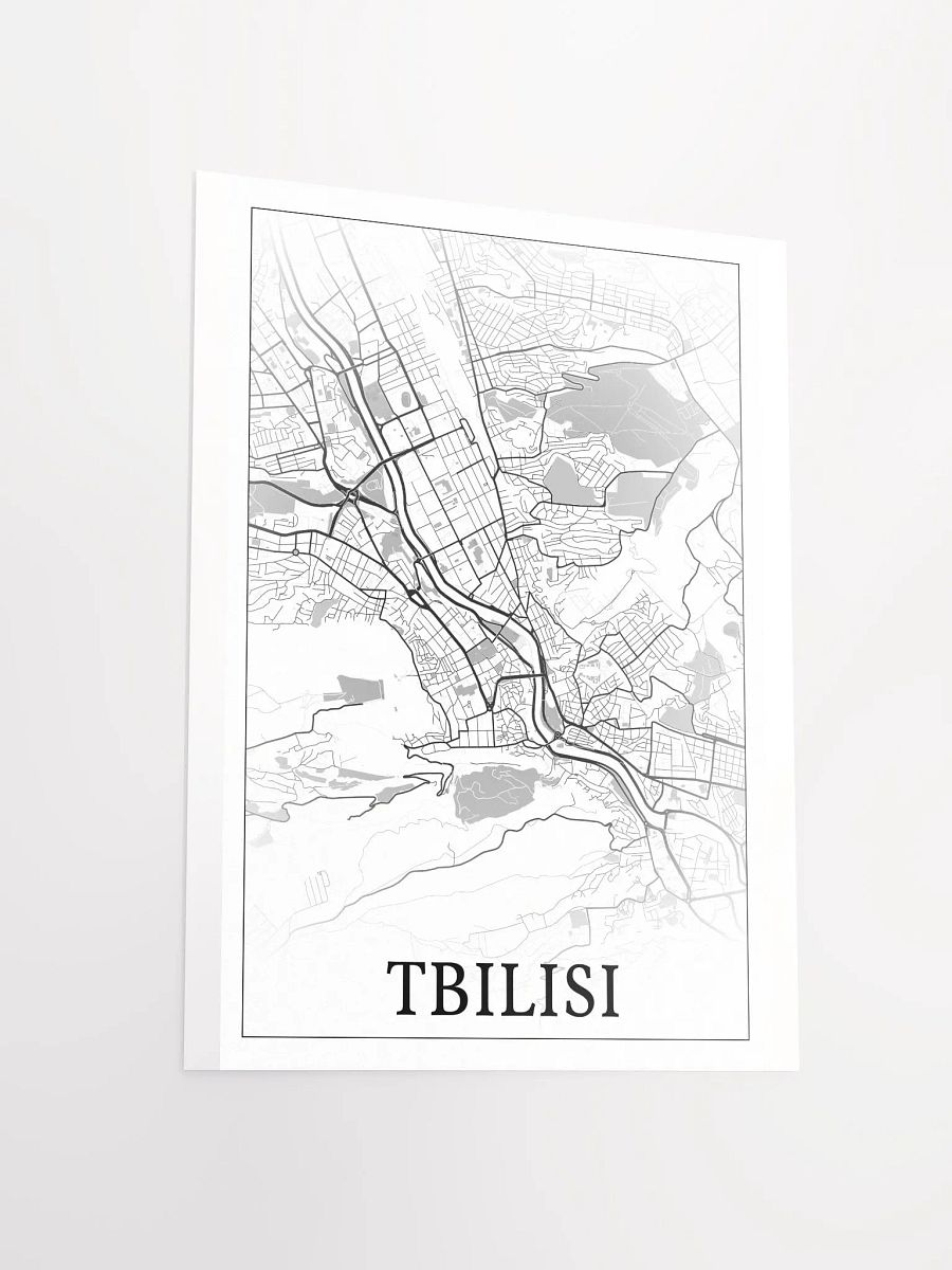 Tbilisi, Georgia, city map print product image (14)