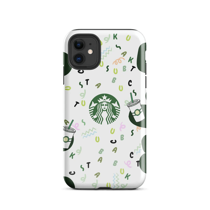 New Starbucks Aesthetic iPhone Case I Trending Coffee Lover Phone Cover for iPhone I MAGSAFE COMPATIBLE product image (1)