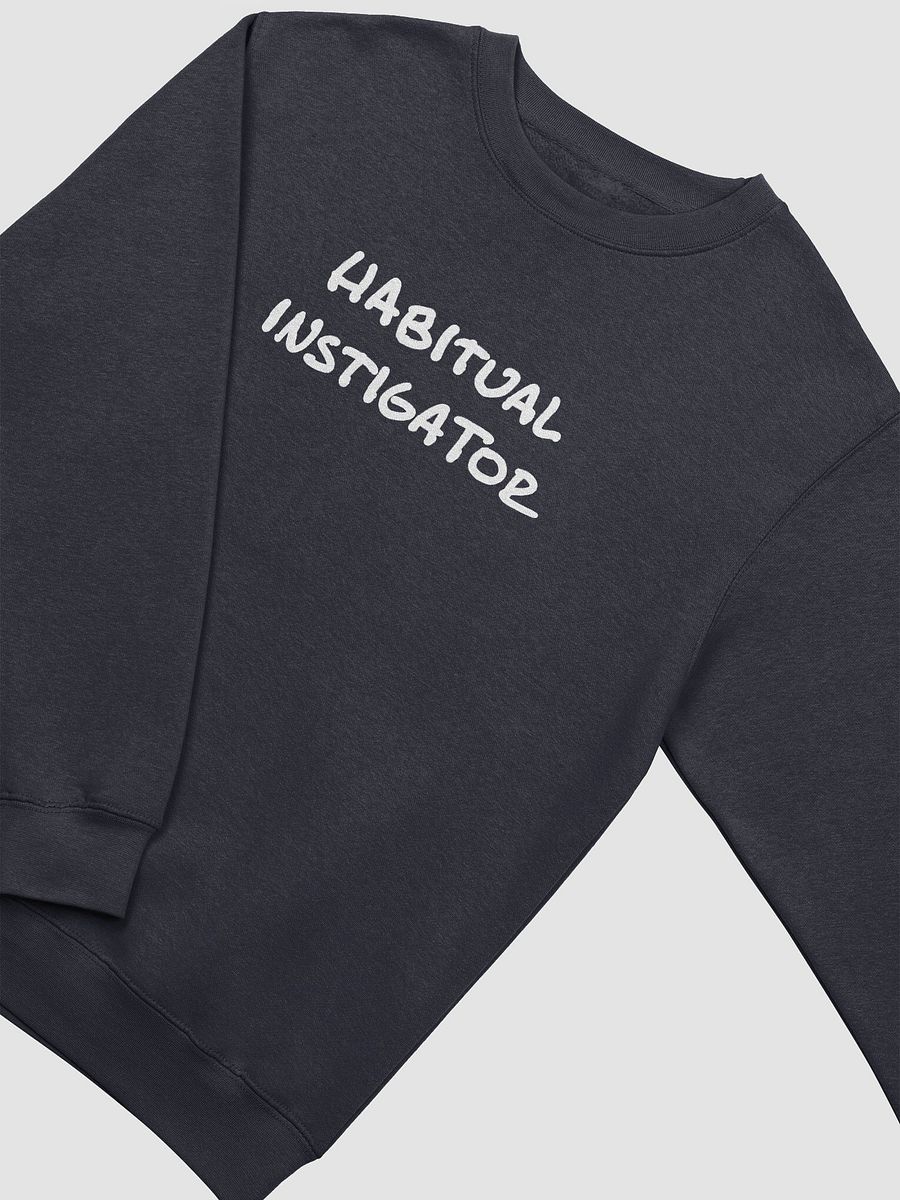 Habitual Instigator (white design) printed crewneck product image (15)