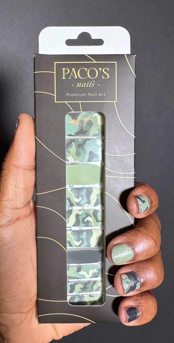Green Camo - Nail Wraps product image (1)