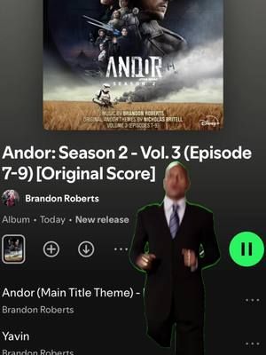 ANDOR: The soundtrack by Brandon Roberts for Episodes 7-9 are now out! #starwars #andor #soundtrack #music #starwarsfan #starwarstiktok #fyp 