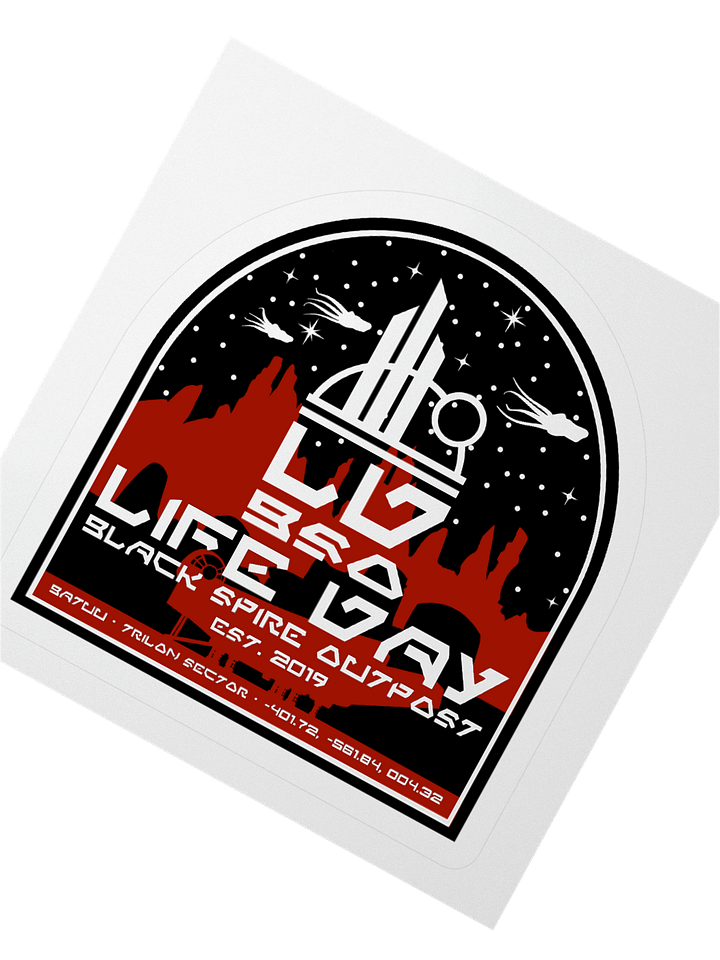 Life Day Black Spire Outpost Logo Sticker product image (2)