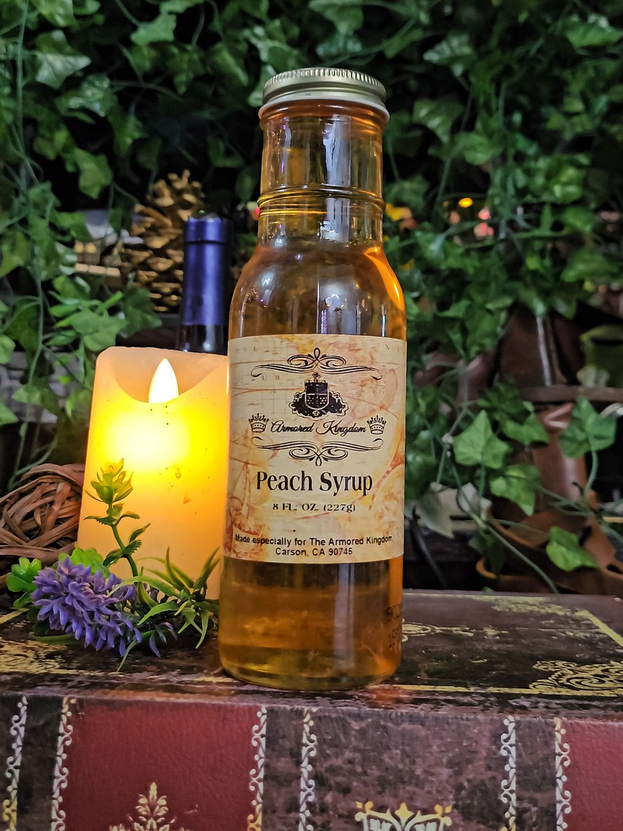 The Armored Kingdom Gourmet Peach Syrup (8oz) product image (2)