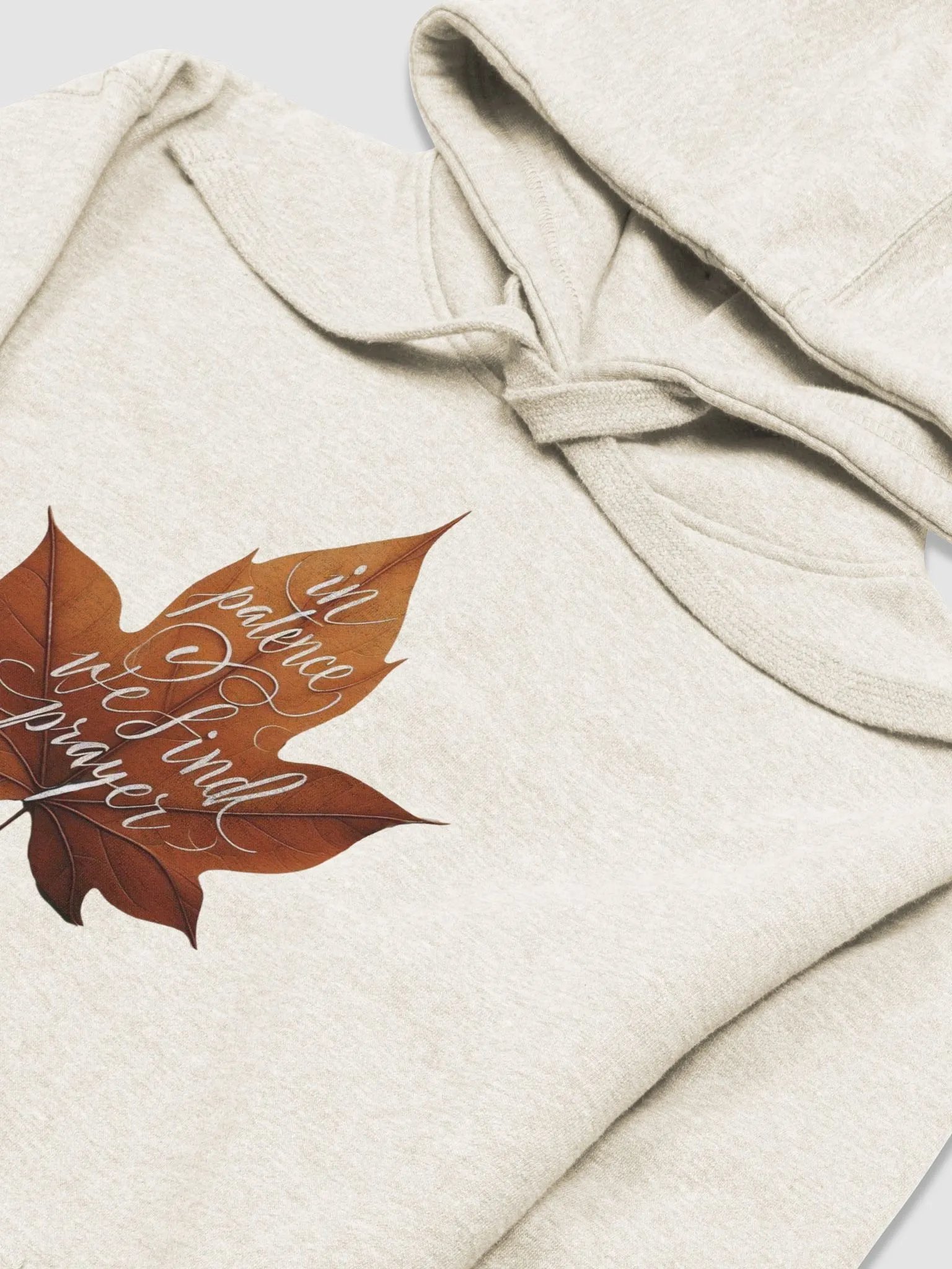 Maple Leaf Prayer Unisex Hoodie product image (3)