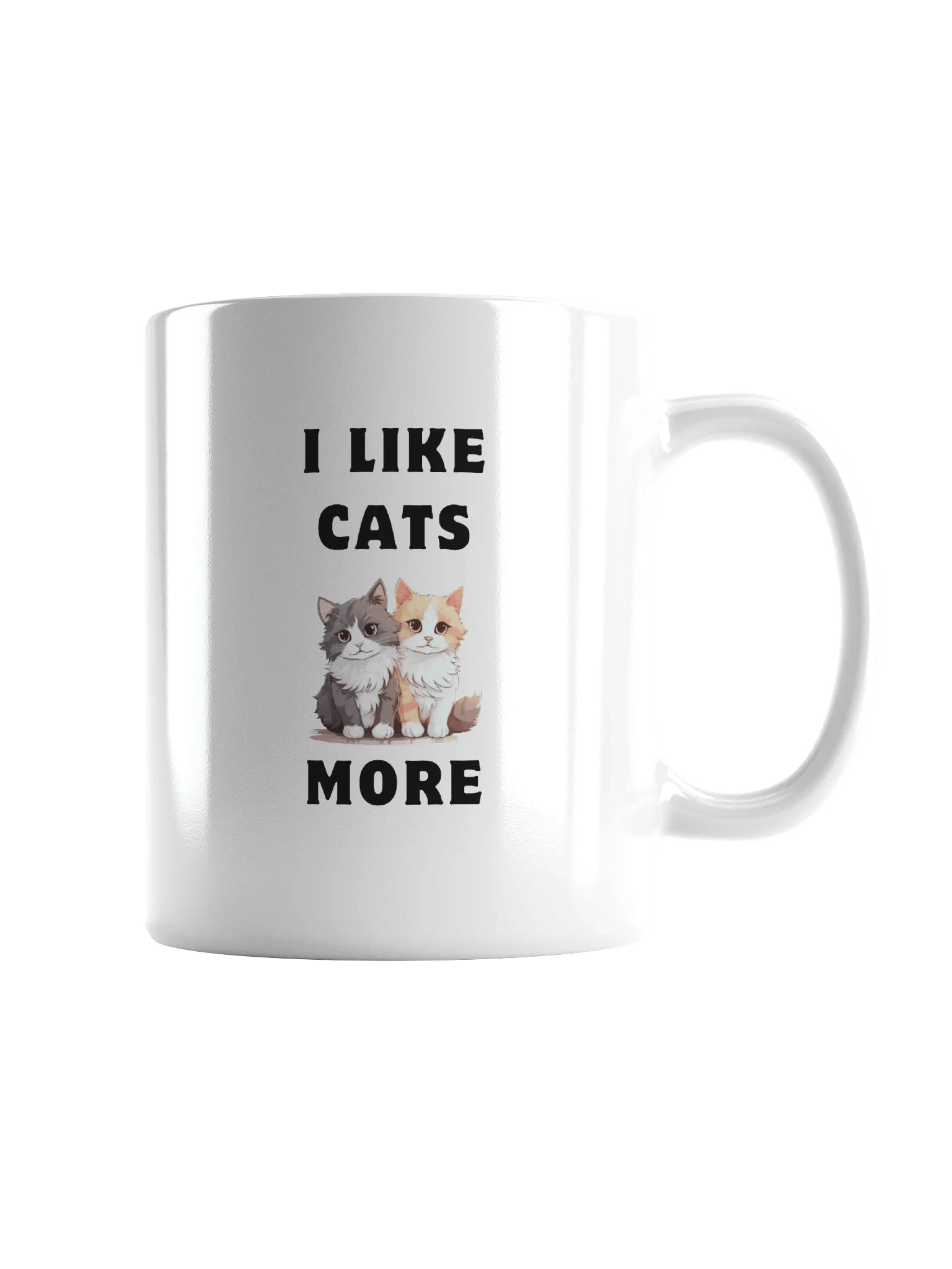 I Like Cats More Mug product image (2)