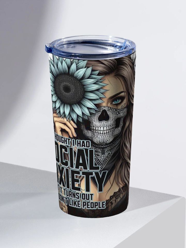 Social Anxiety Sunflower Tumbler product image (2)