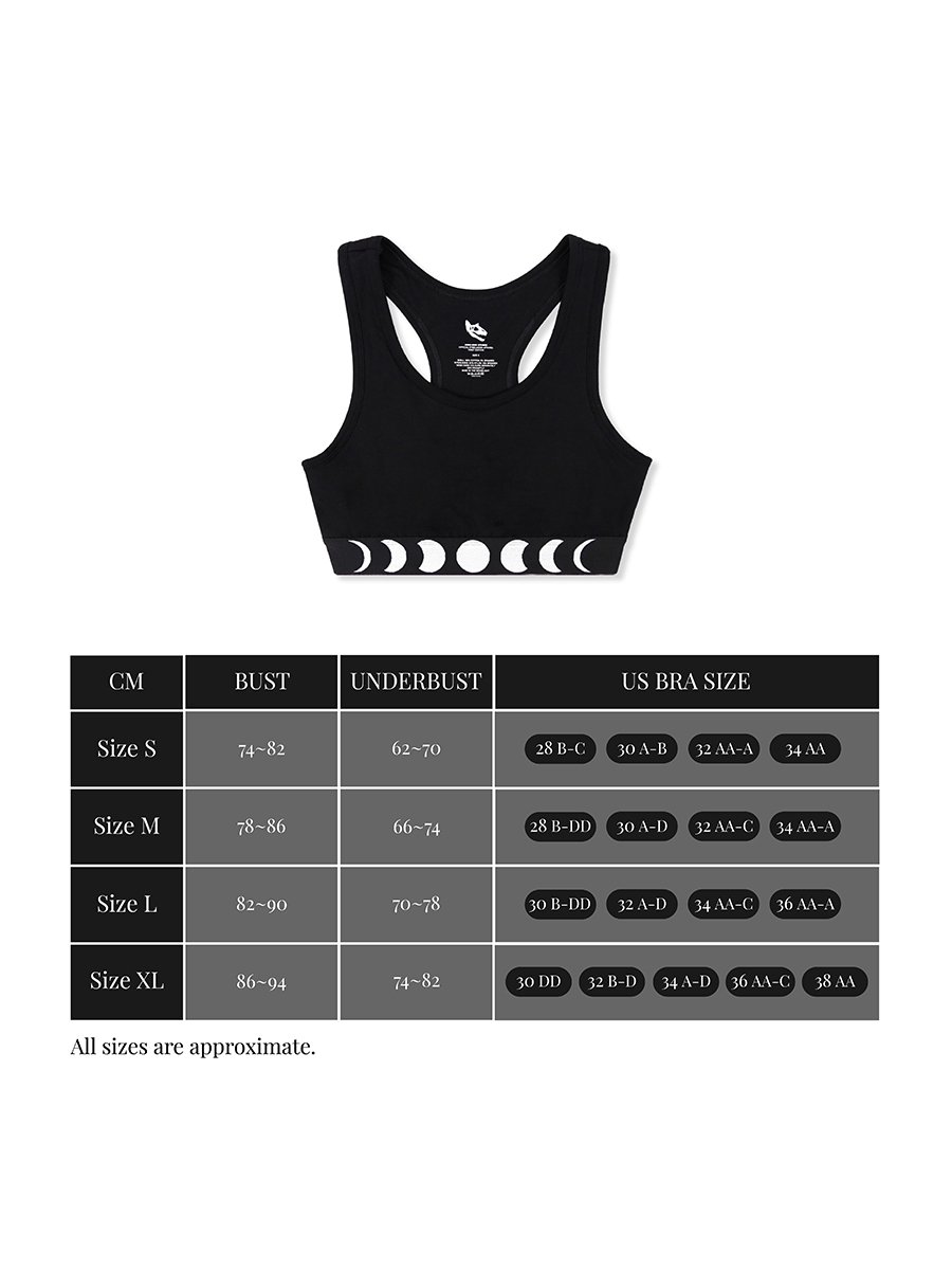 Moon Phase Racerback Bra product image (7)