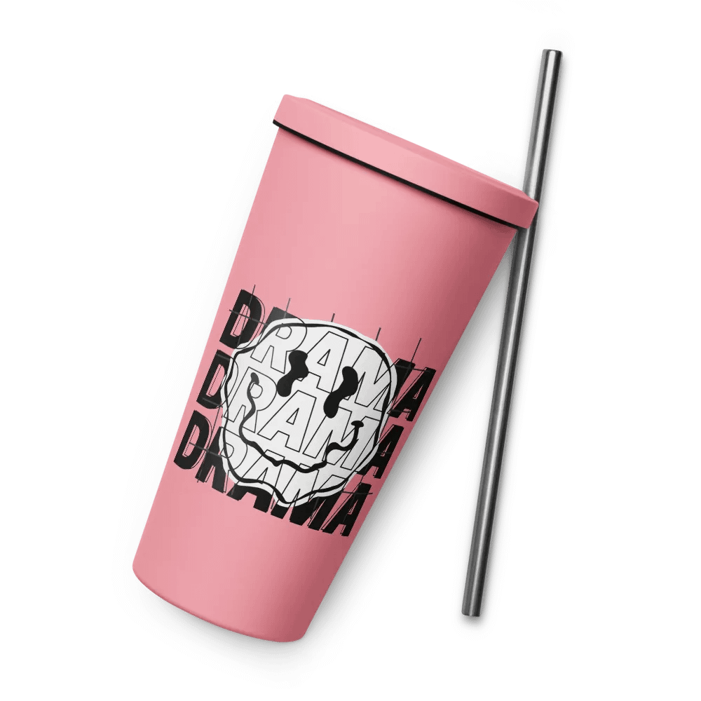 Vaso de acero inoxidable con pajita product image (8)