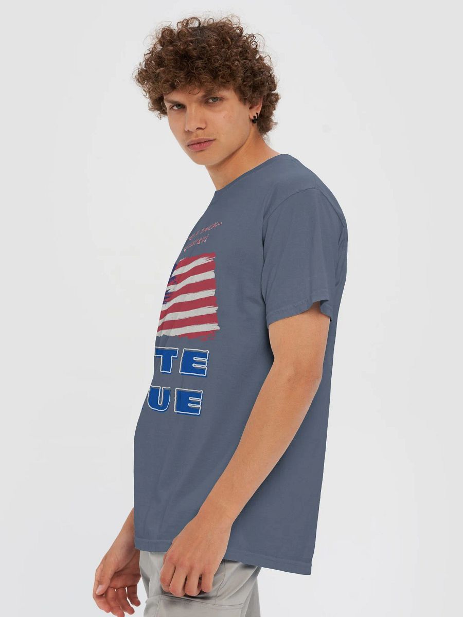 Patriotic Vote Blue Flag Tee product image (32)