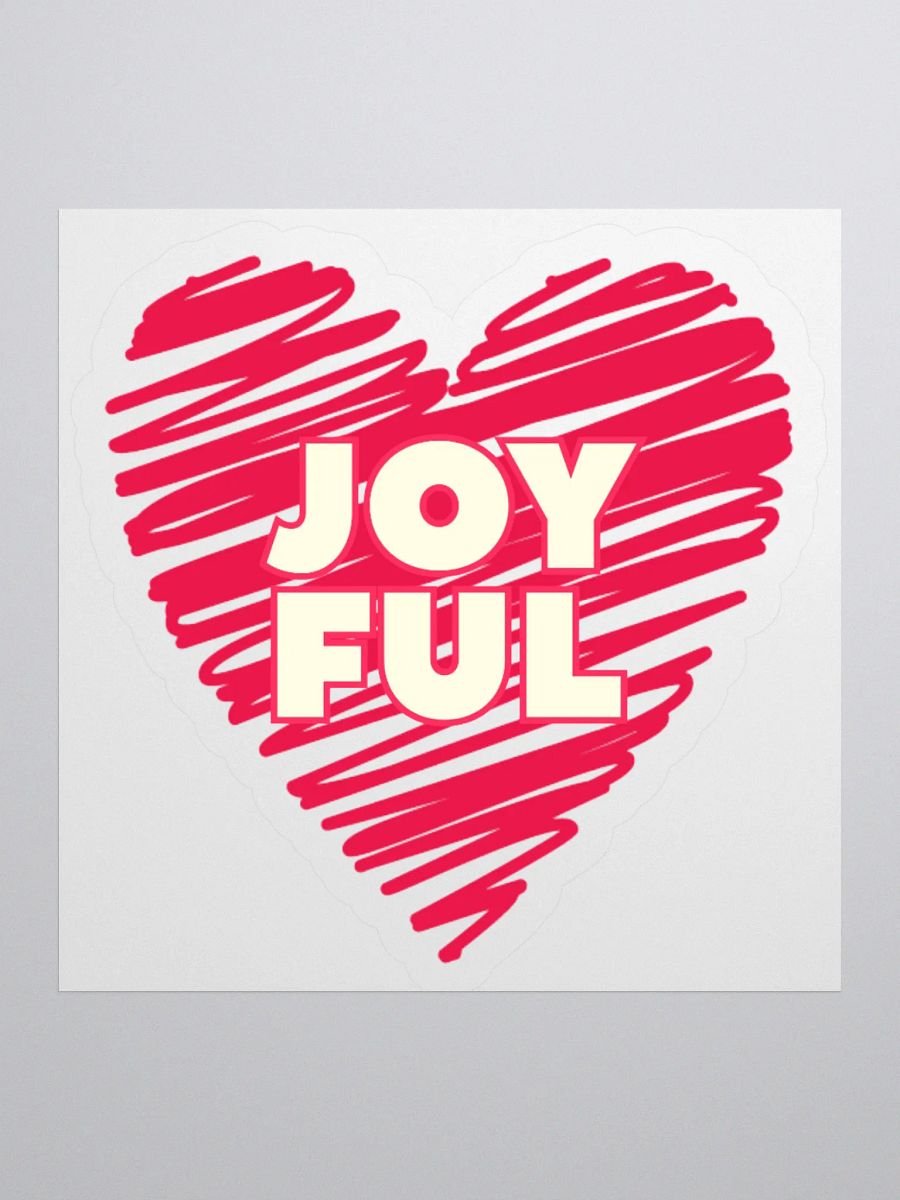 Joyful Heart Vinyl Sticker product image (4)
