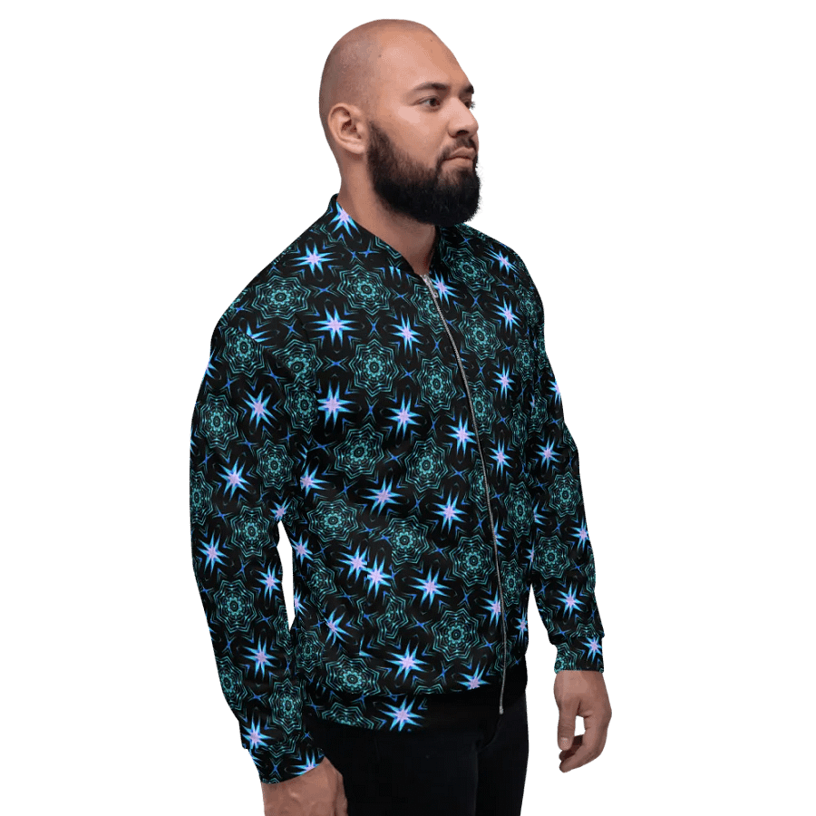 Abstract Repeating Design Unisex All Over Print Bomber Jacket product image (5)