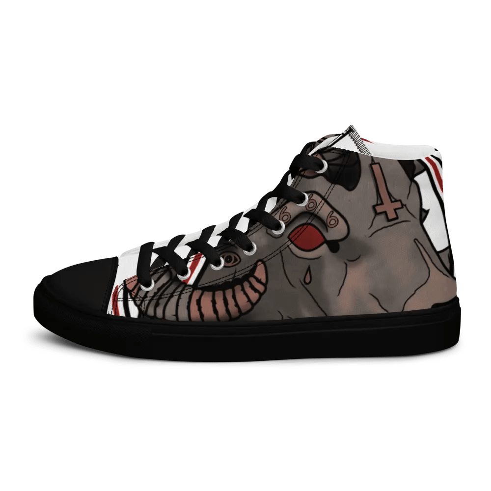 Occult Fusion Women's High Top Canvas Shoes product image (6)