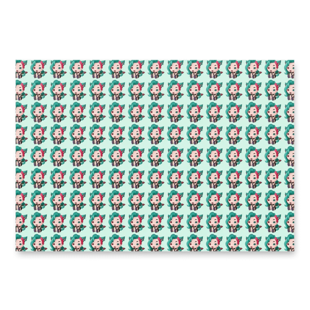 Cute Jemini Themed wrapping paper product image (4)