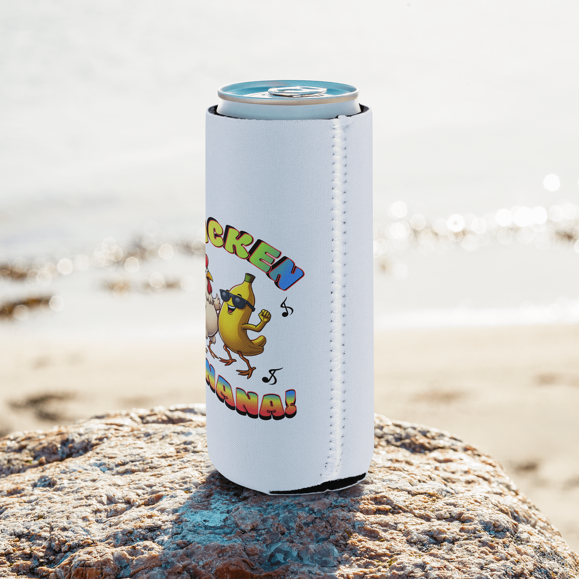 Chicken Banana Dancing Cool Can Cooler product image (8)