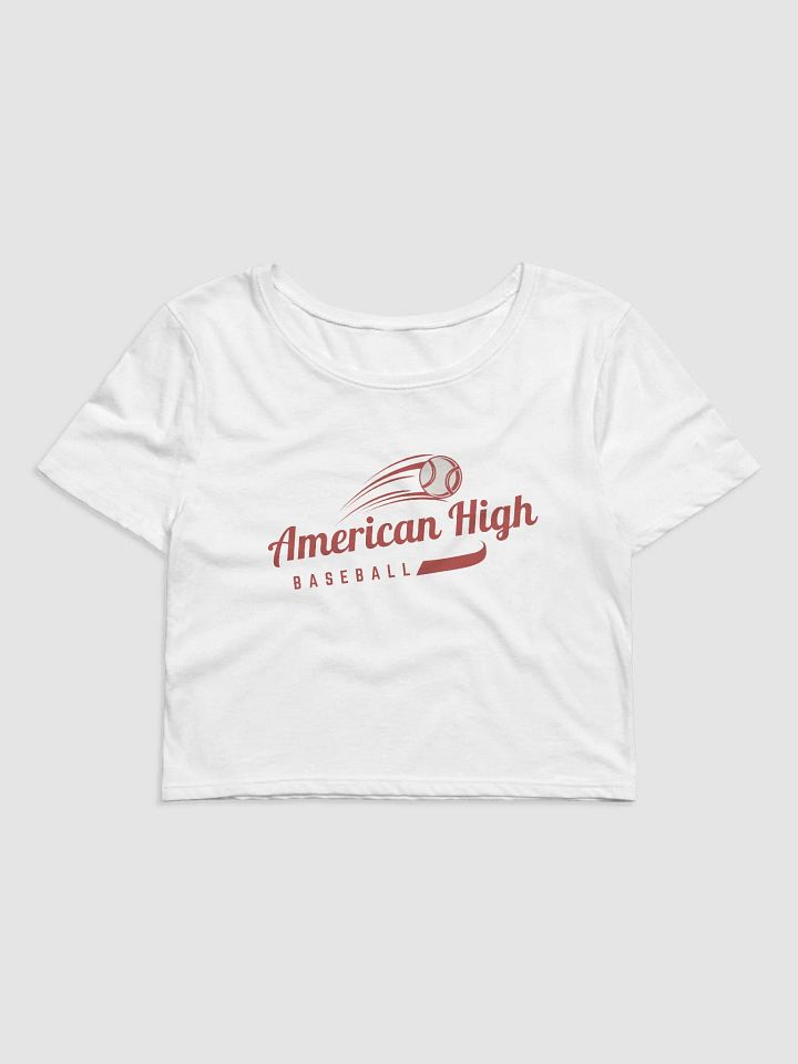 Baseball baby tee product image (1)