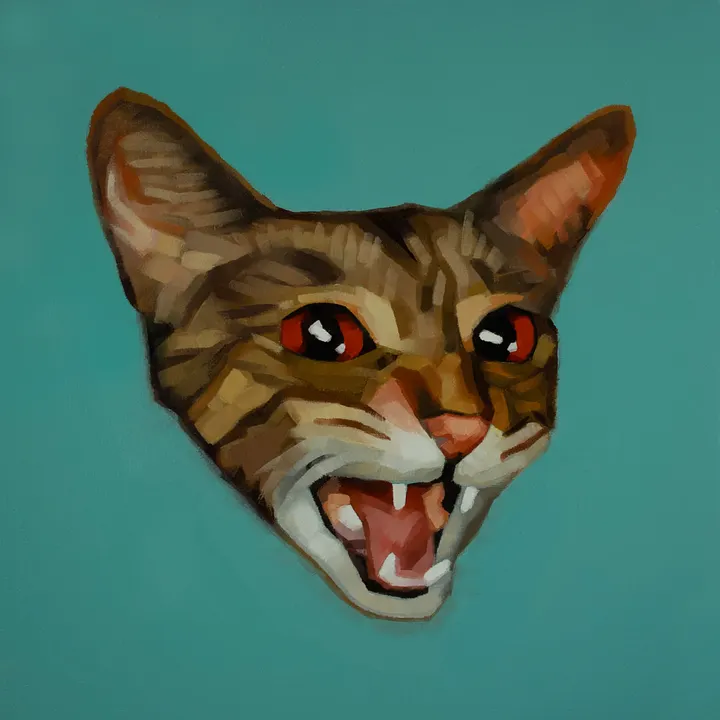 Meow! - Original Painting product image (1)