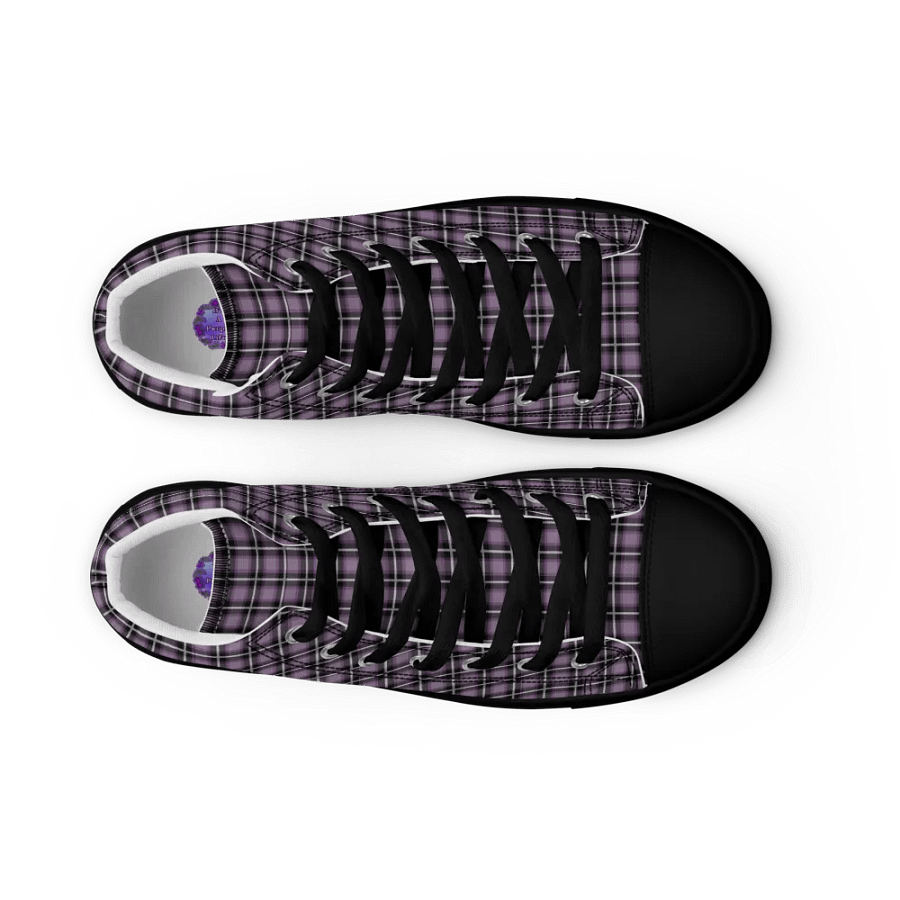 Women's Purple Plaid Perfection High-tops product image (8)