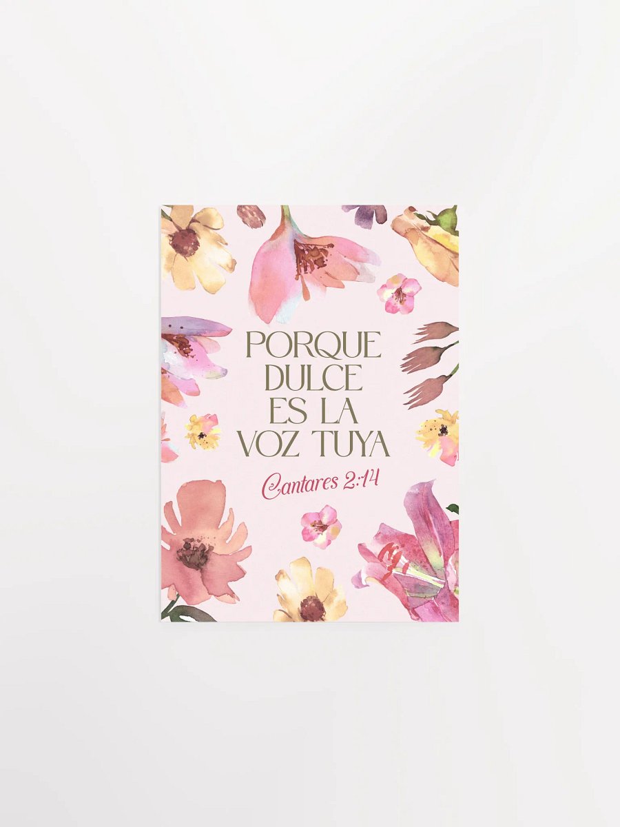 Sweet Voice Floral Poster product image (3)